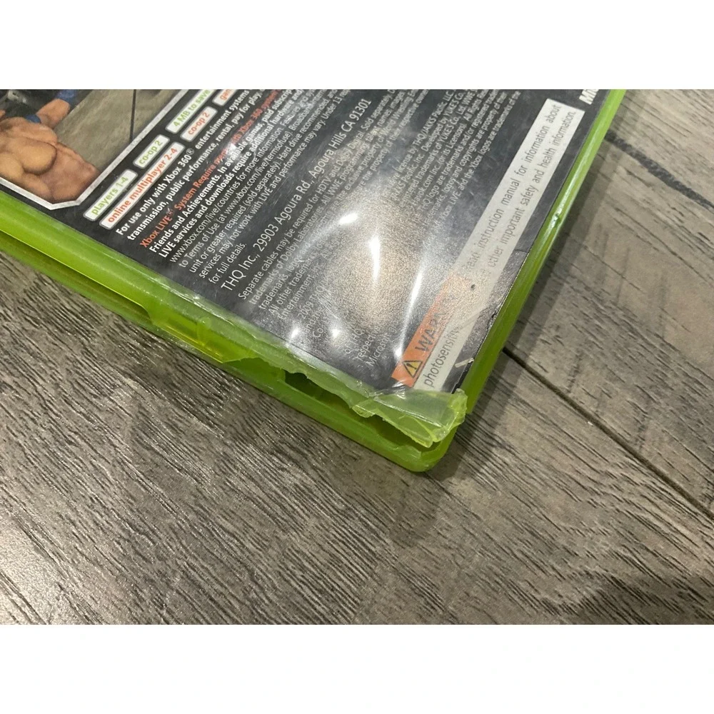 WWE‎ SmackDown vs Raw 2010 Xbox 360 Walmart Exclusive THQ Wrestling Game CIB